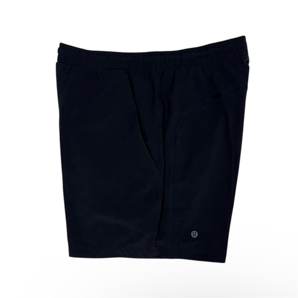 Lululemon Shorts Mens Medium Black Pace Breaker Linerless Performance Run Gym - Picture 9 of 13